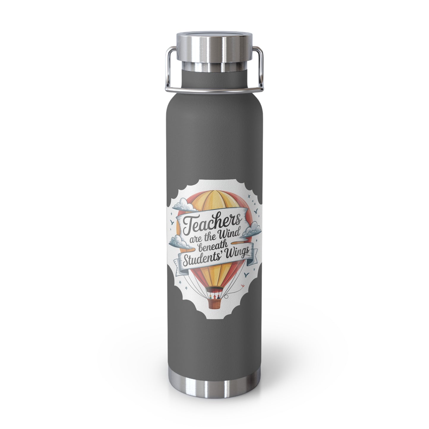 Teachers are the Wind Beneath Students' Wings -22oz Copper Teachers Tumbler