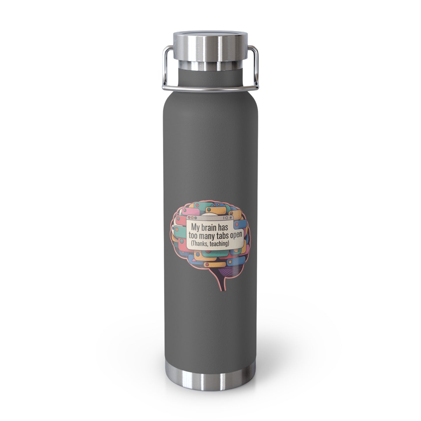 My Brain Has Too Many Tabs Open (Thanks, Teaching) -22oz Copper Teachers Tumbler