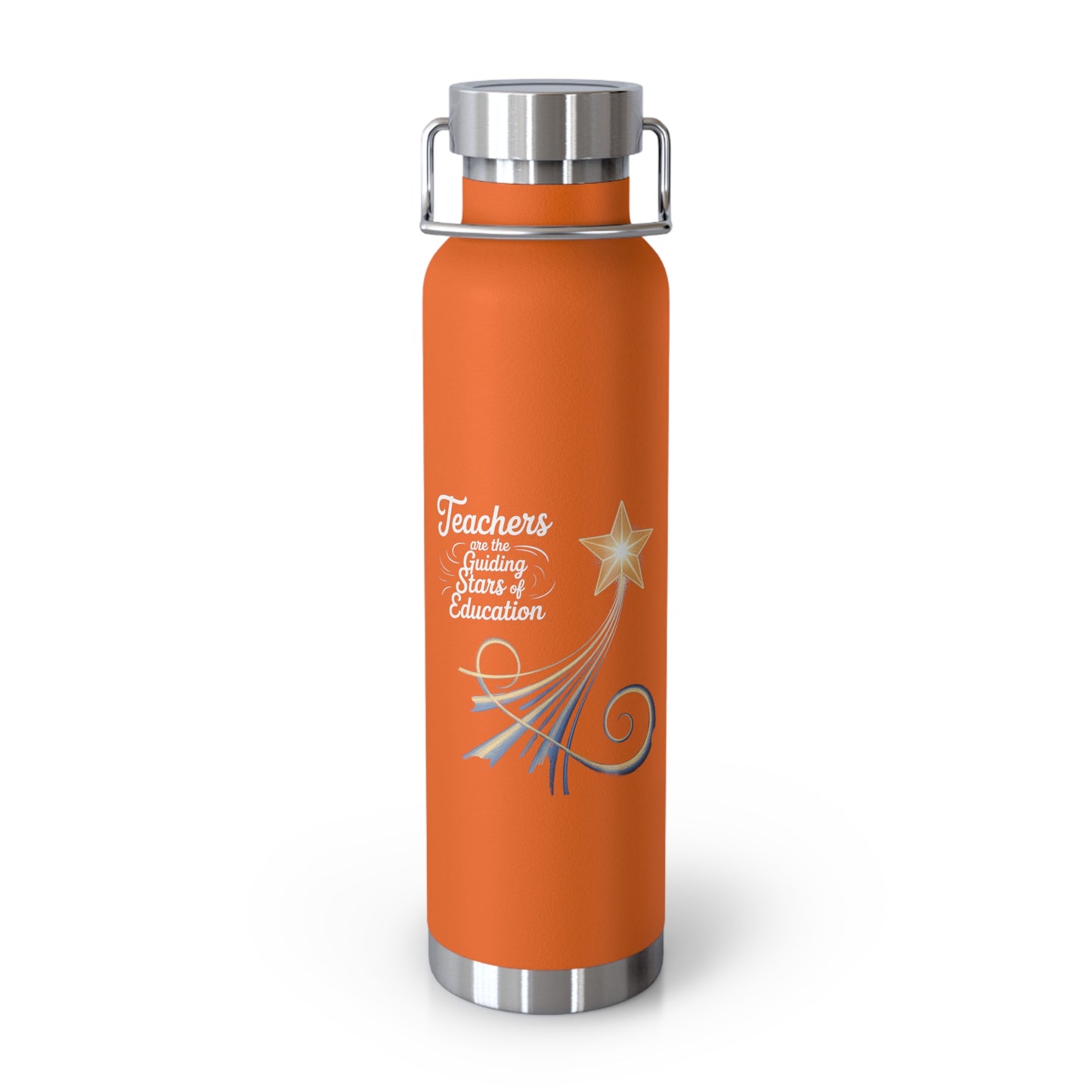 Teachers are the Guiding Stars of Education -22oz Copper Teachers Tumbler