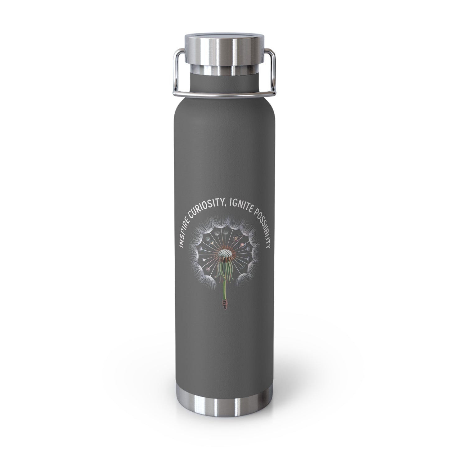 Inspire Curiosity, Ignite Possibility -22oz Copper Teachers Tumbler