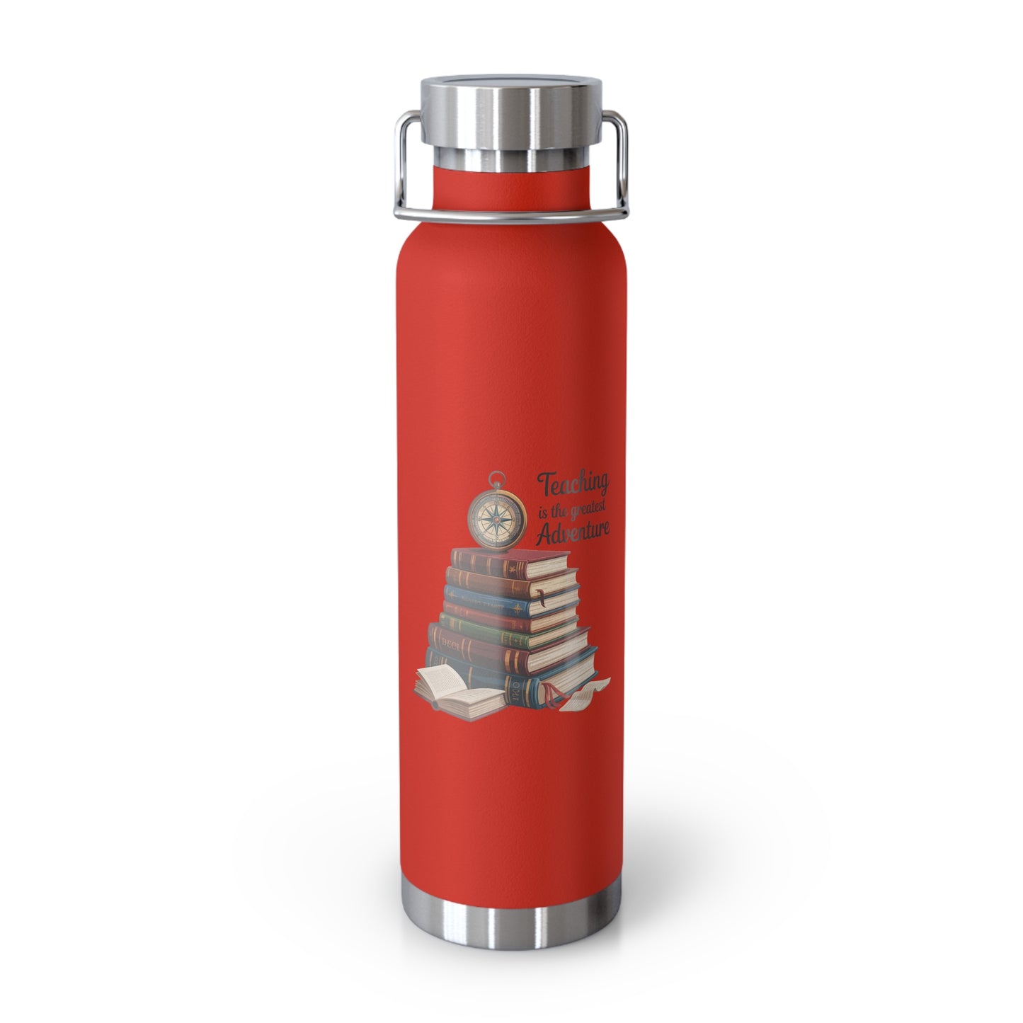 Teaching is the Greatest Adventure -22oz Copper Teachers Tumbler
