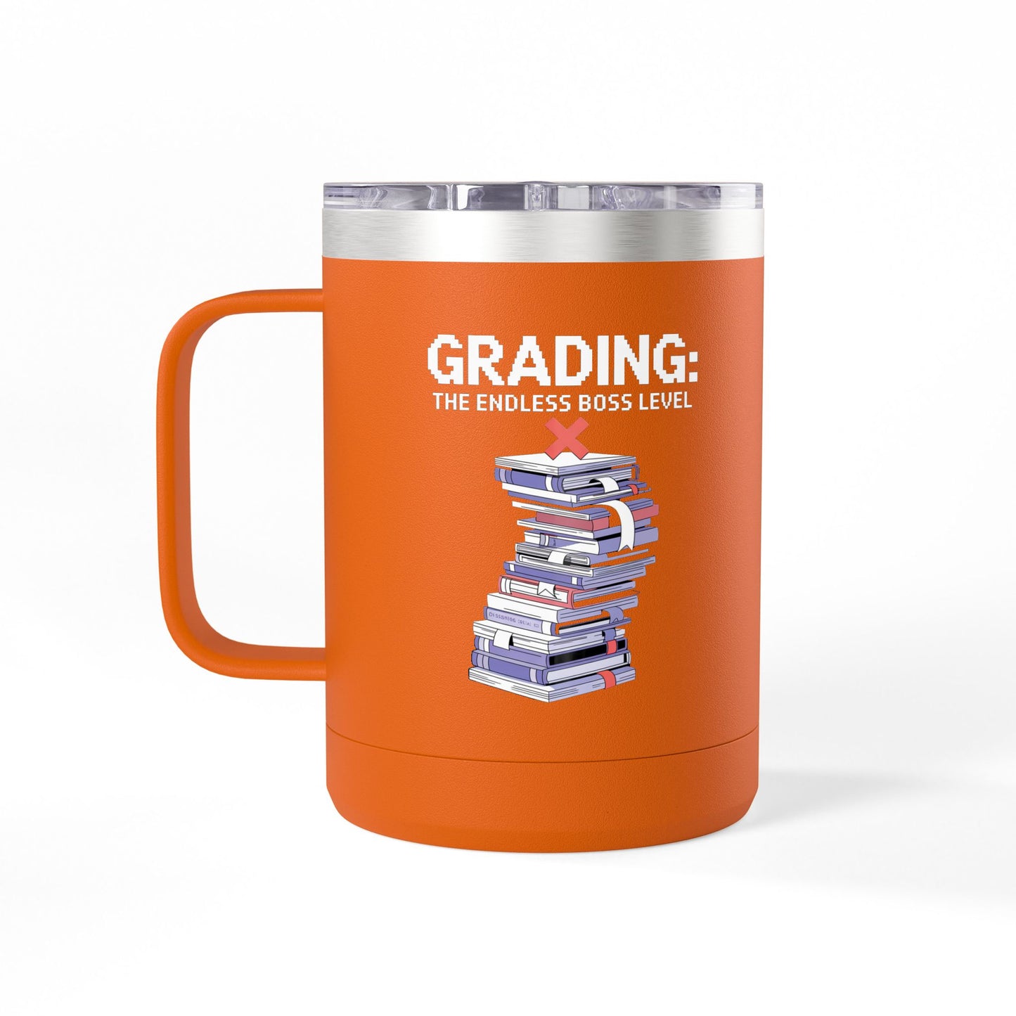 Grading The Endless Boss Level - 15oz Teacher Coffee Mug