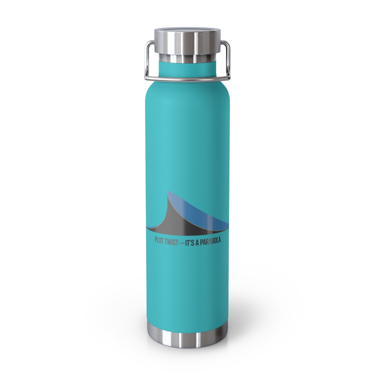 Plot Twist-It's a Parabola -22oz Copper Teachers Tumbler