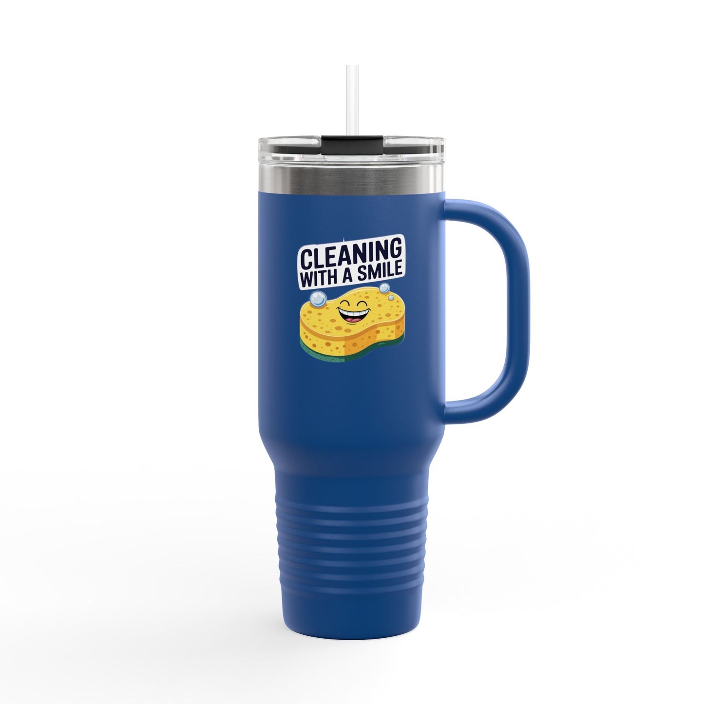 Cleaning With a Smile - 40oz Tumbler for Educators
