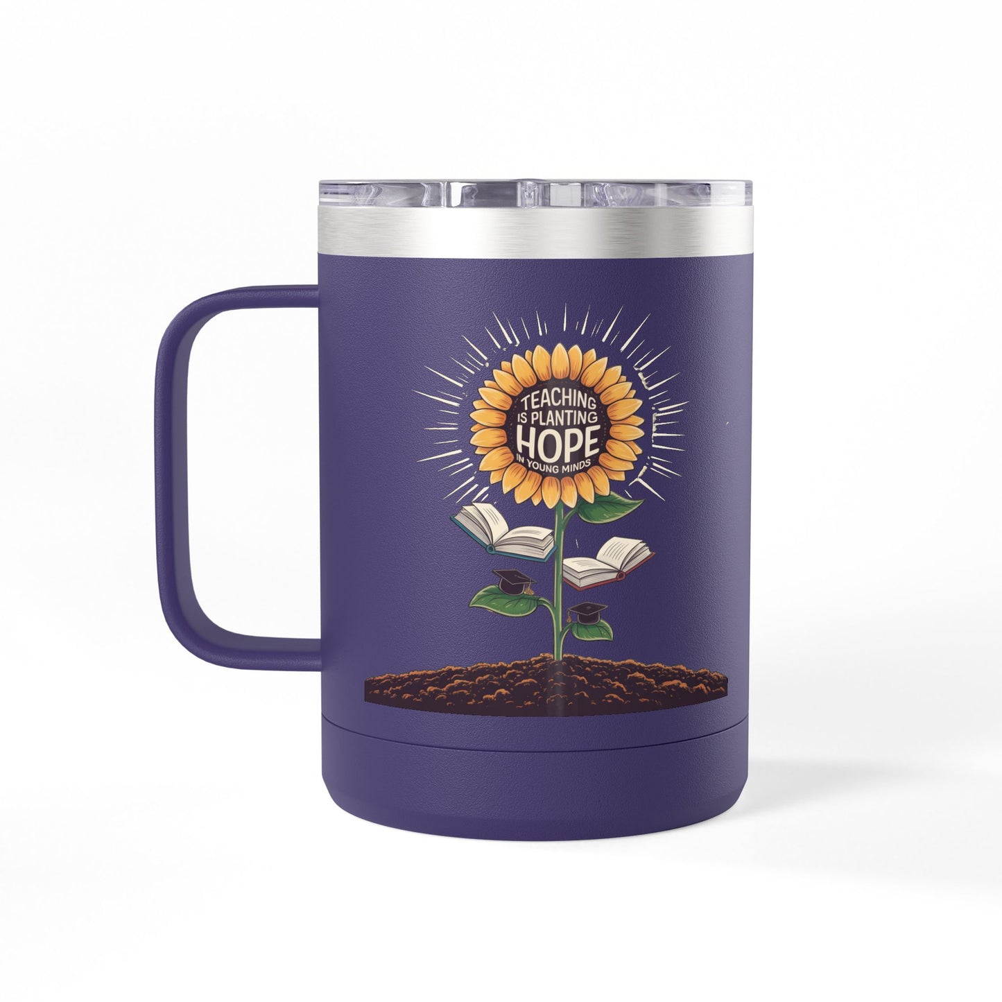 Teaching is Planting Hope in Young Minds - 15oz Teacher Coffee Mug