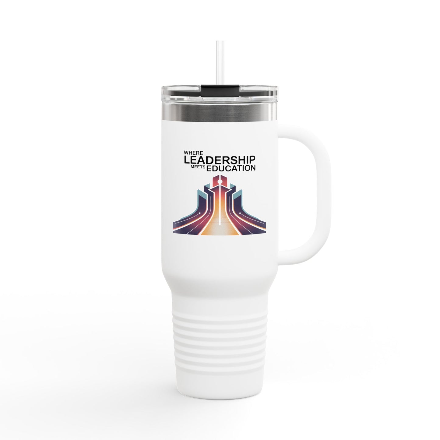 Where Leadership Meets Education - 40oz Tumbler for Educators