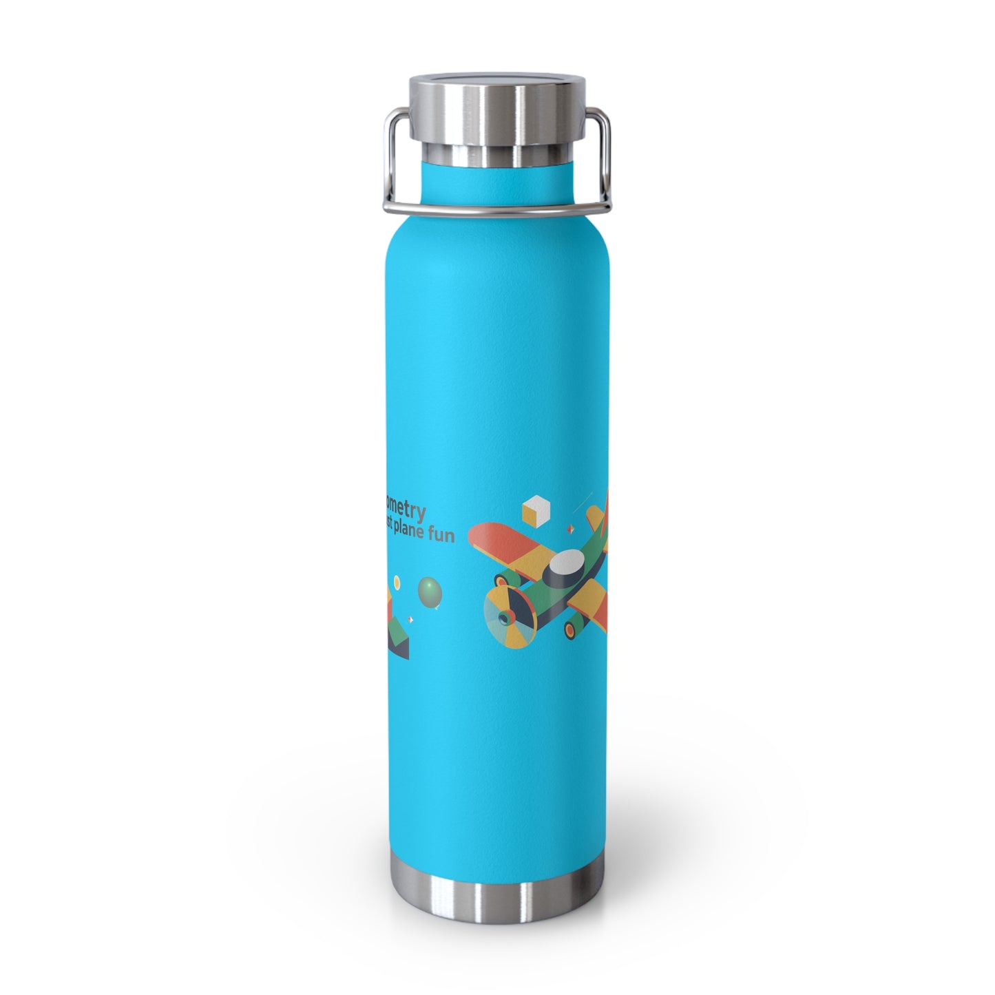 Geometry is just Plane Fun -22oz Copper Teachers Tumbler