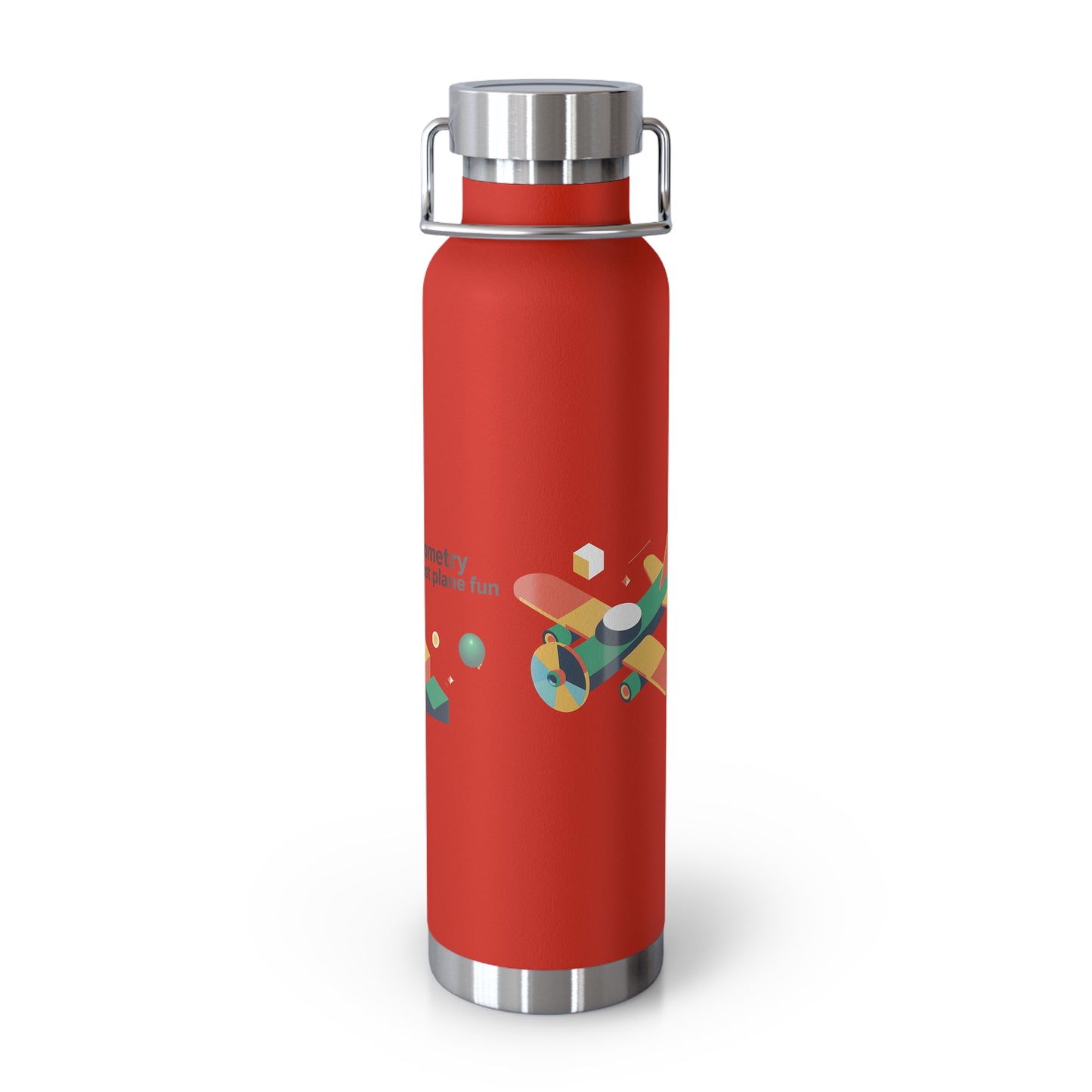 Geometry is just Plane Fun -22oz Copper Teachers Tumbler