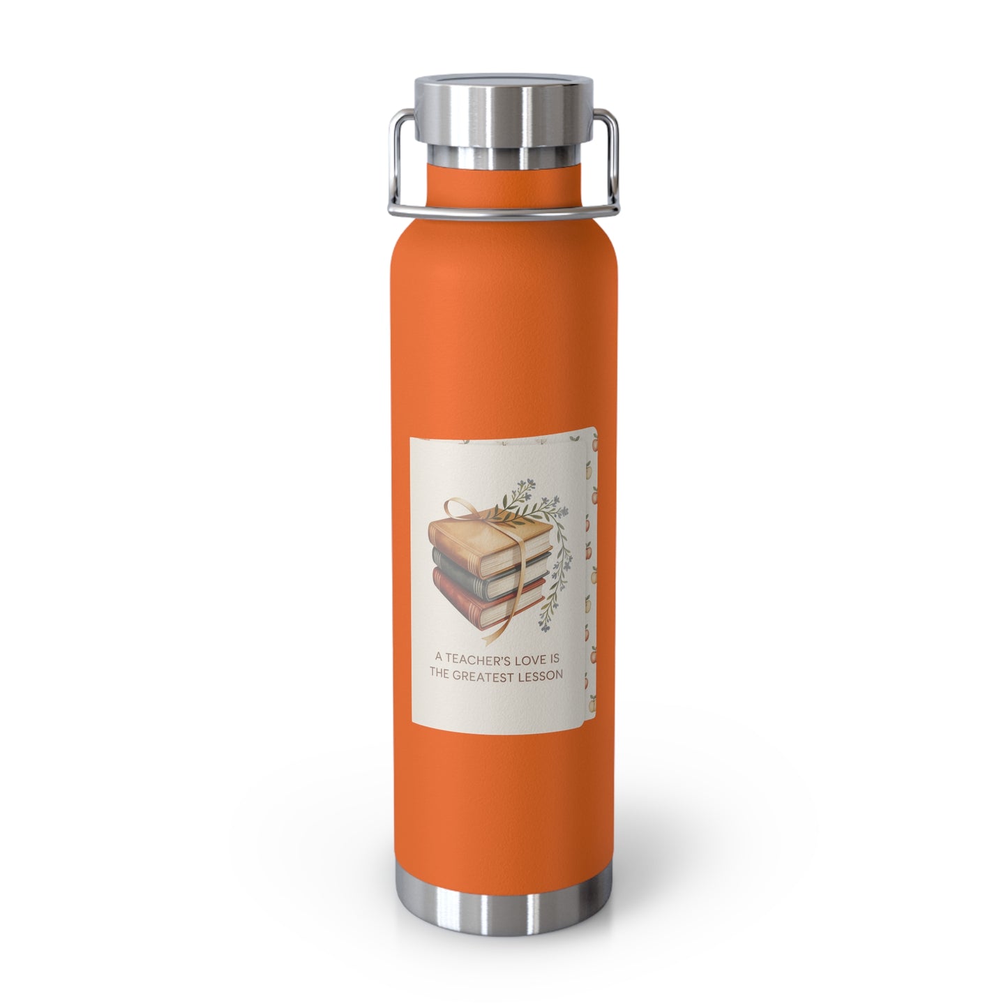 Teachers Love is the Greatest Lesson -22oz Copper Teachers Tumbler