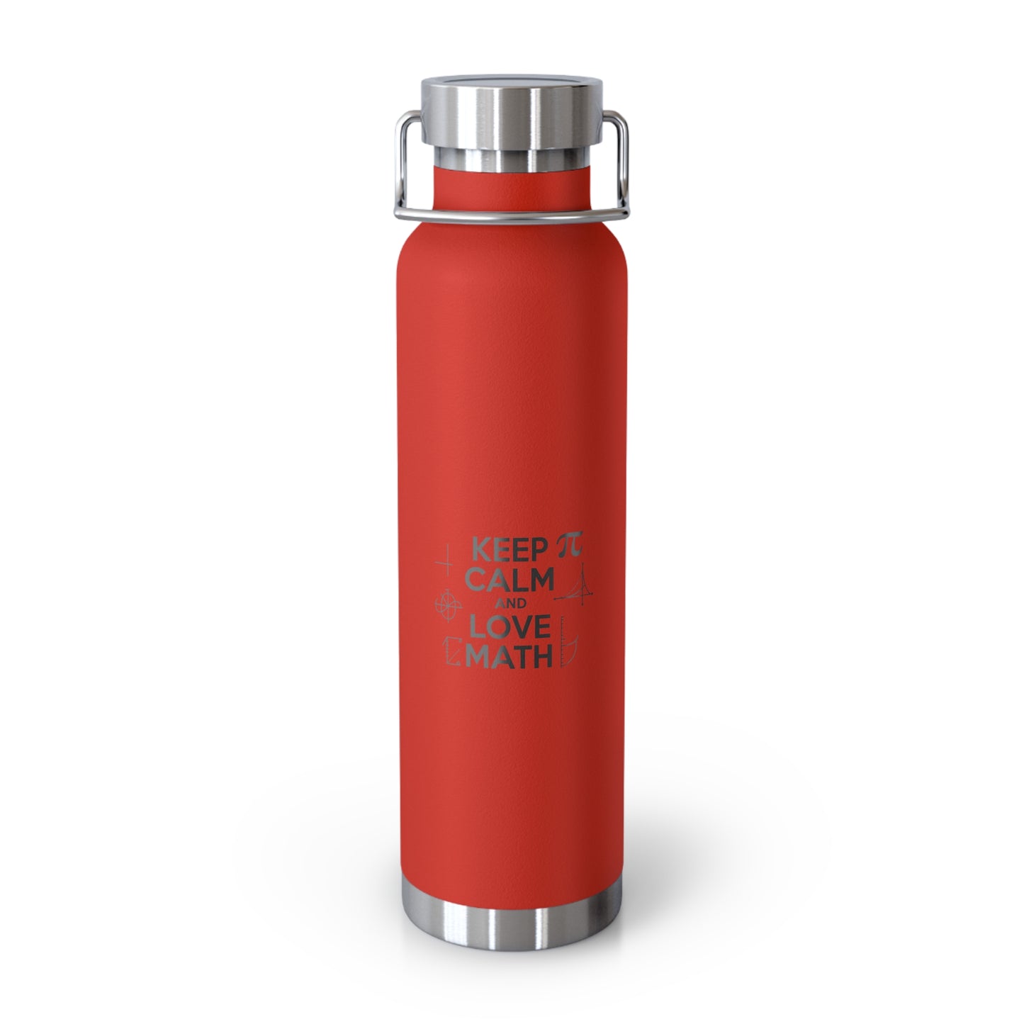 Keep Calm and Love Math -22oz Copper Teachers Tumbler