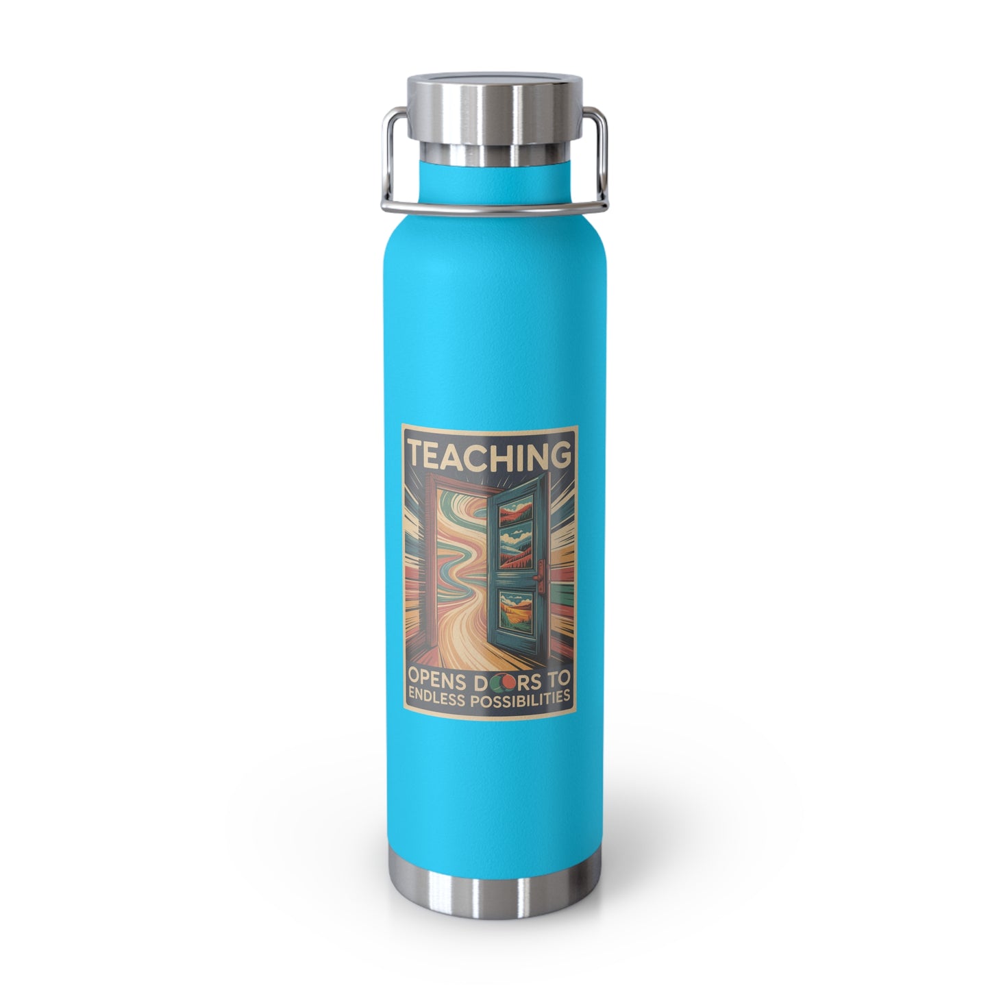 Teaching Opens Doors to Endless Possibilities -22oz Copper Teachers Tumbler