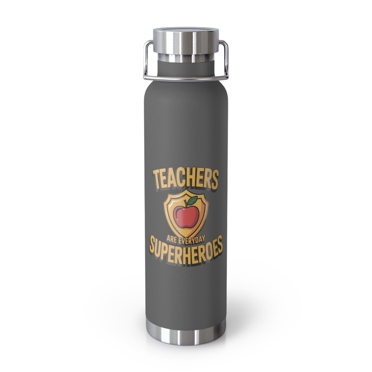 Teachers are Everyday Superheroes -22oz Copper Teachers Tumbler