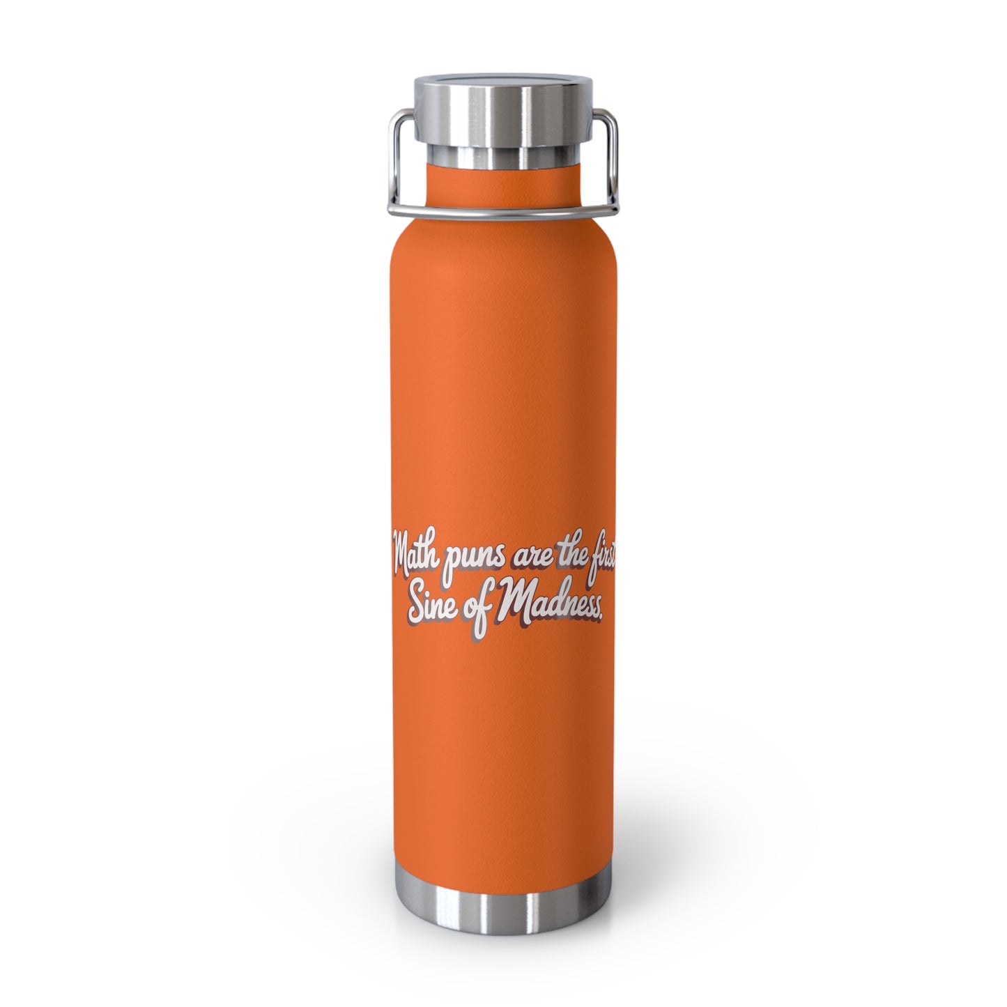 Math Puns are the First Sine of Madness -22oz Copper Teachers Tumbler