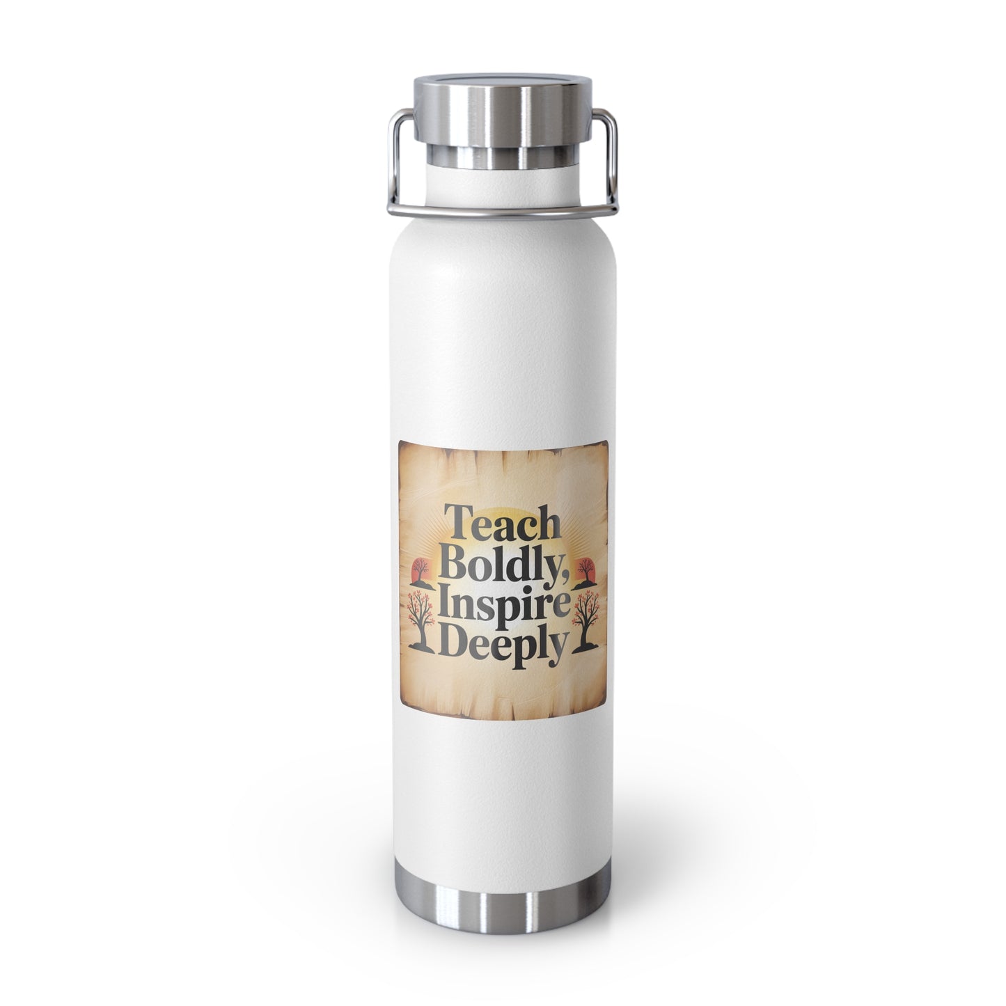 Teach Boldly, Inspire Deeply -22oz Copper Teachers Tumbler