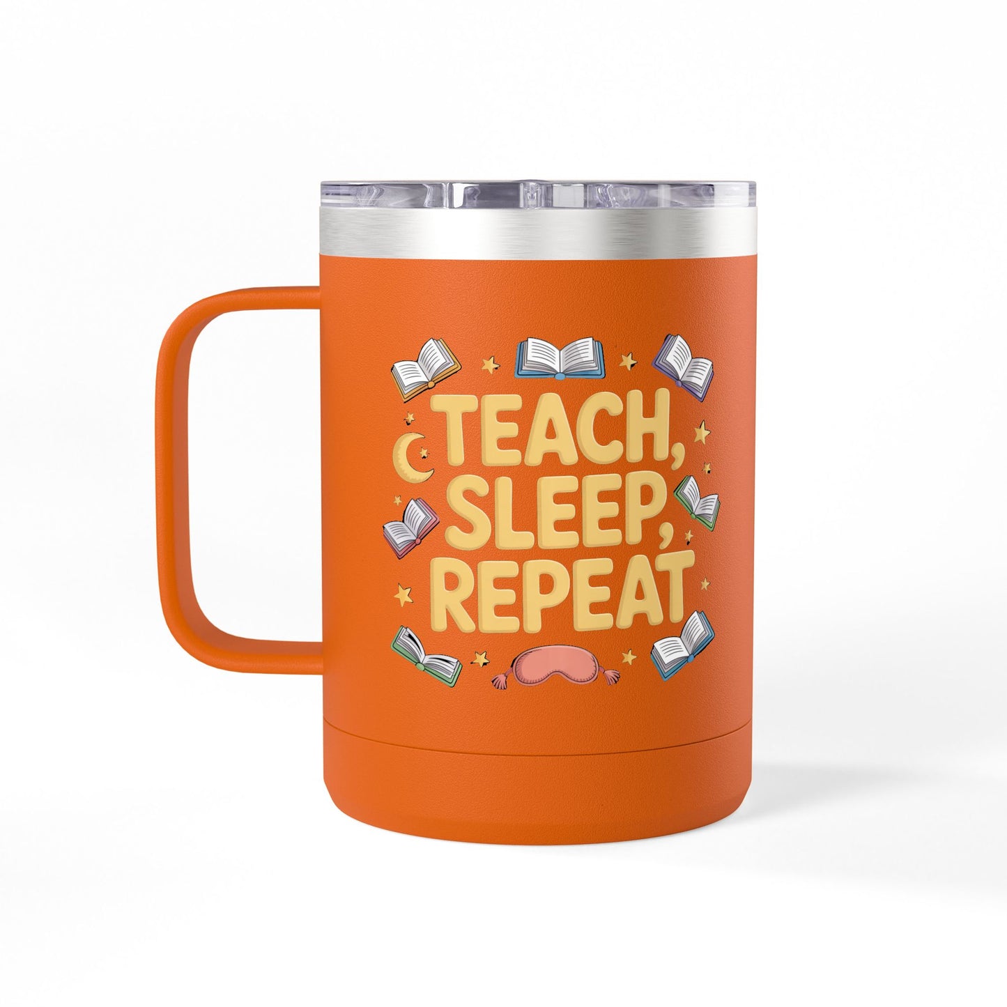 Teach, Sleep, Repeat - 15oz Teacher Coffee Mug