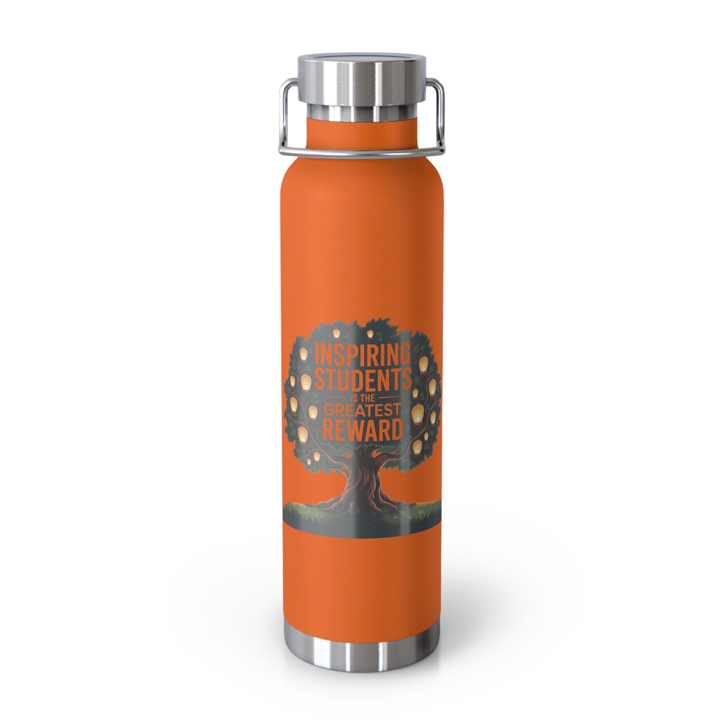 Inspiring Students is the Greatest Reward -22oz Copper Teachers Tumbler