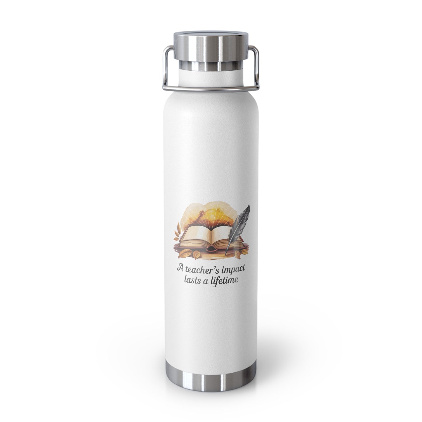 A Teacher's Impact Lasts a Lifetime -22oz Copper Teachers Tumbler