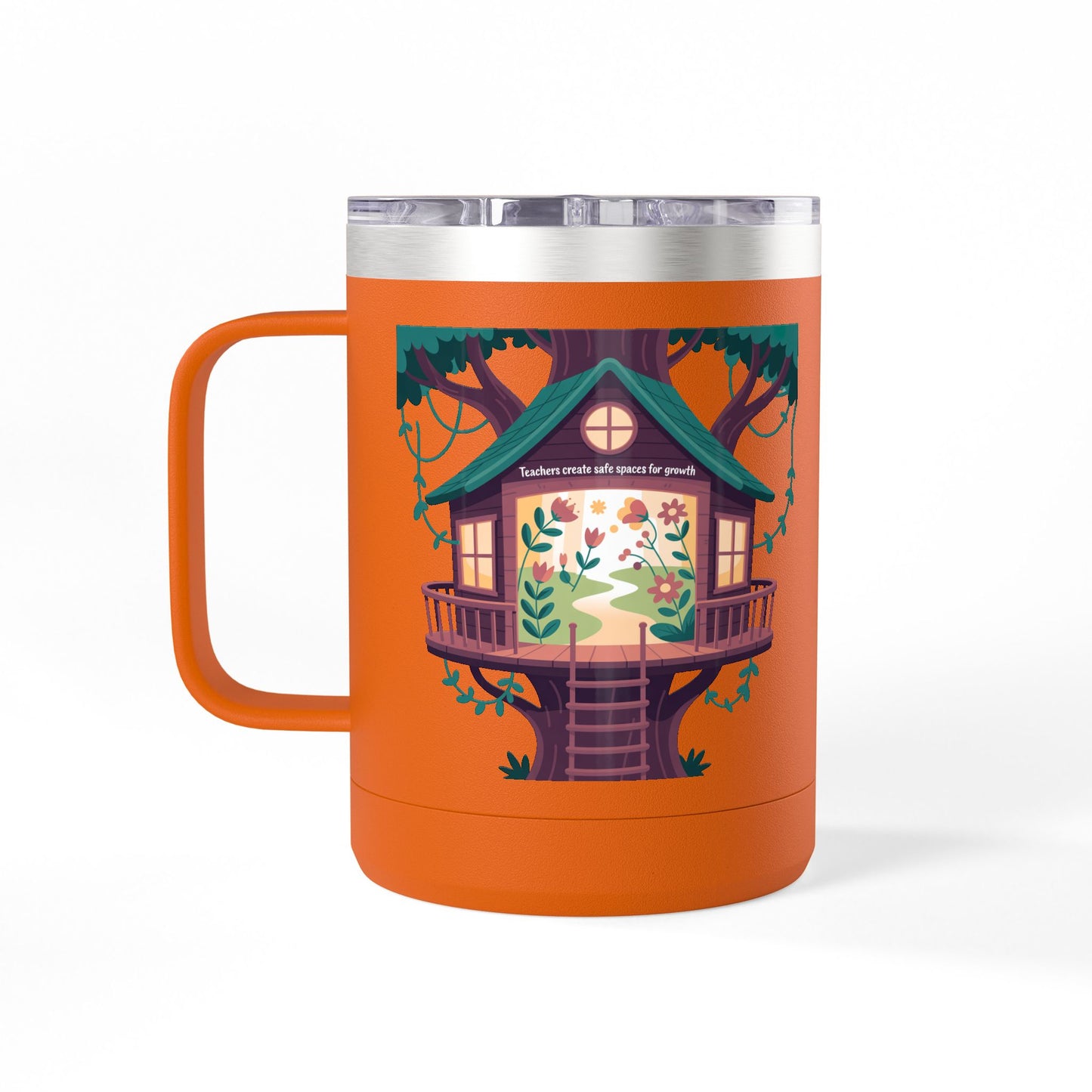 Teachers Create Safe Spaces for Growth - 15oz Teacher Coffee Mug