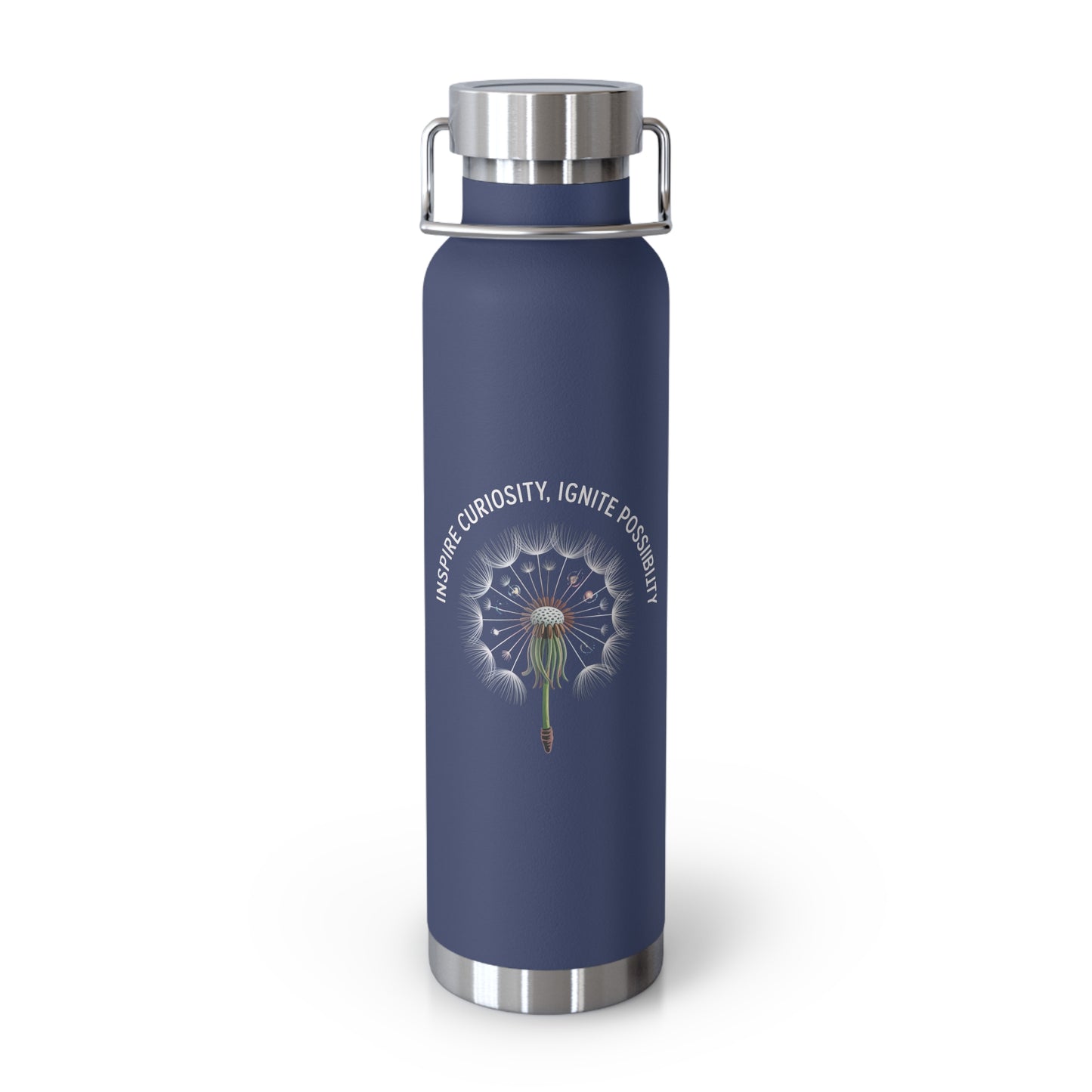 Inspire Curiosity, Ignite Possibility -22oz Copper Teachers Tumbler