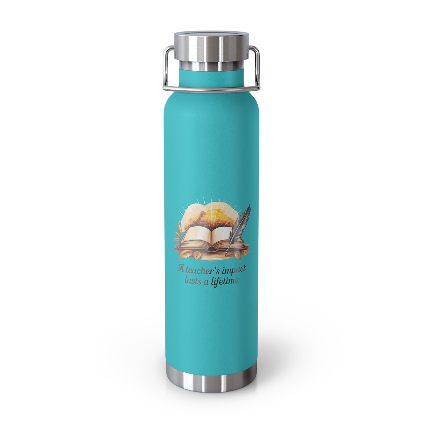 A Teacher's Impact Lasts a Lifetime -22oz Copper Teachers Tumbler