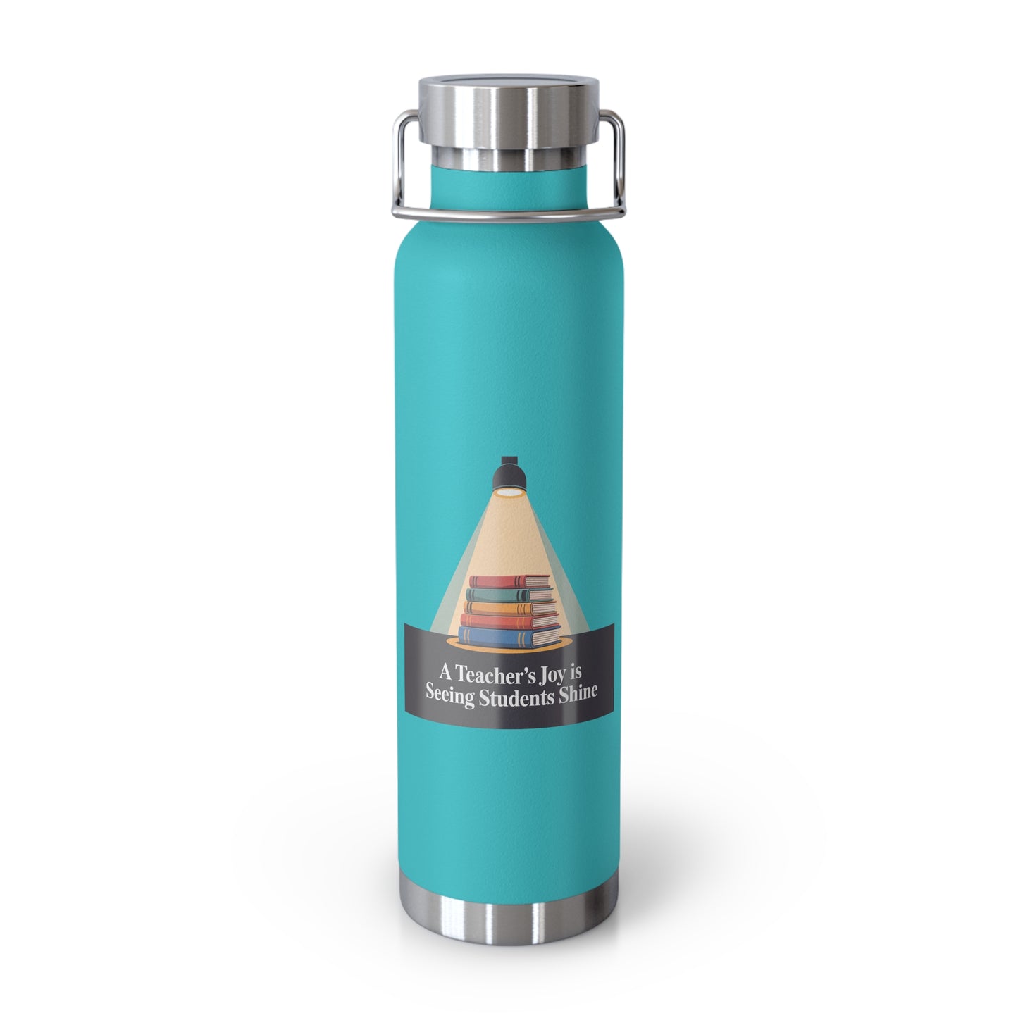 A Teacher's Joy is Seeing Students Shine -22oz Copper Teachers Tumbler