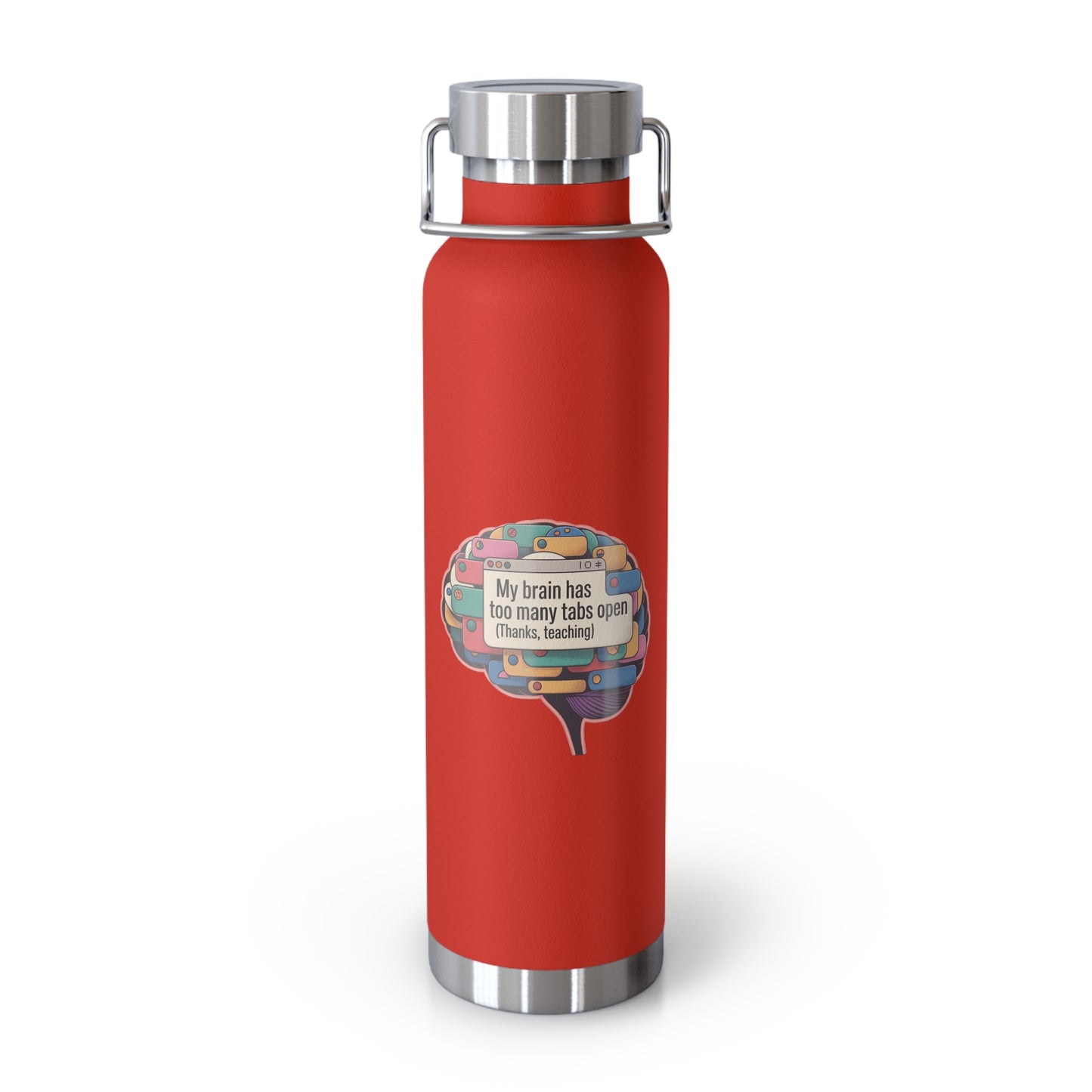 My Brain Has Too Many Tabs Open (Thanks, Teaching) -22oz Copper Teachers Tumbler
