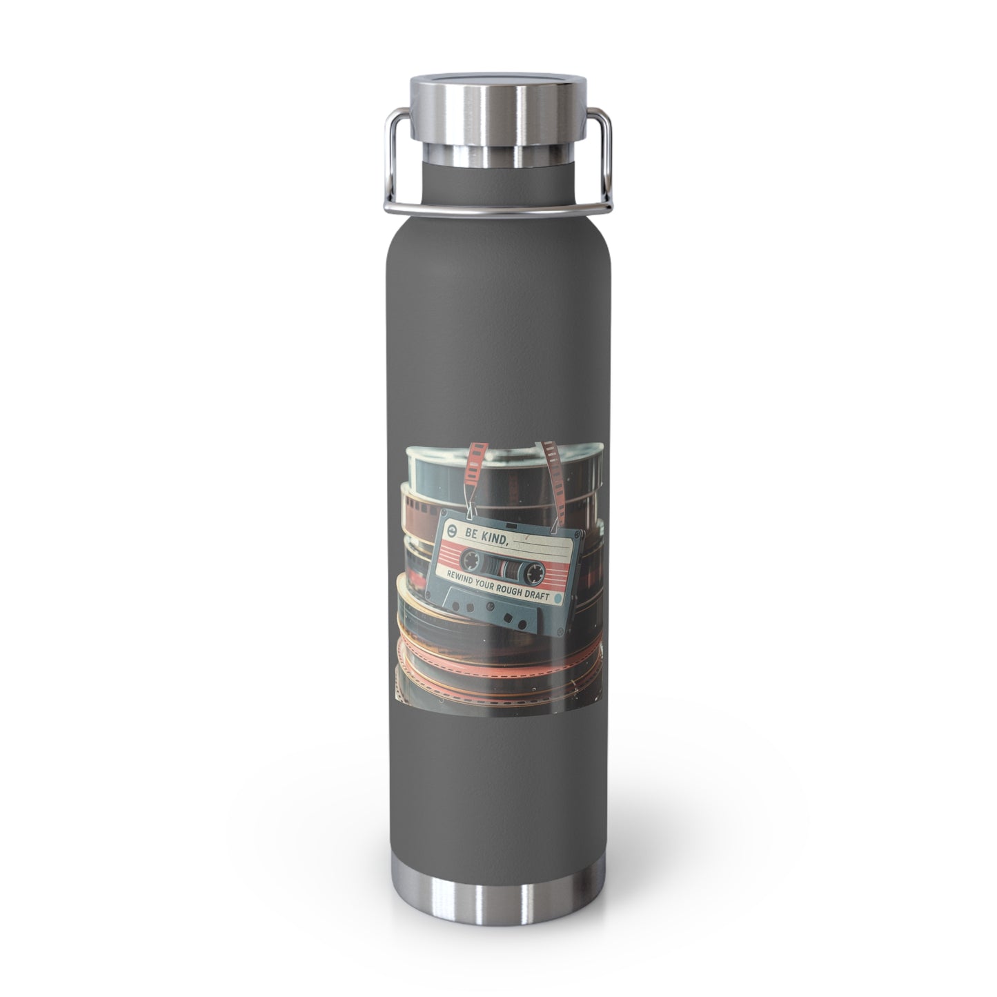 Be Kind, Rewind Your Rough Draft -22oz Copper Teachers Tumbler