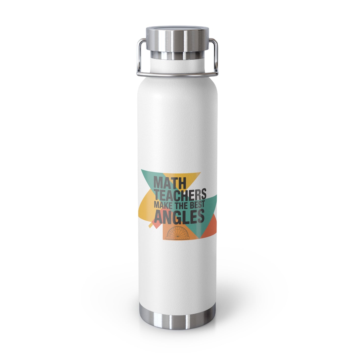 Math Teachers Make the Best Angles -22oz Copper Teachers Tumbler