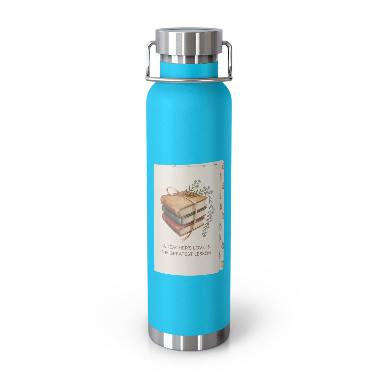 Teachers Love is the Greatest Lesson -22oz Copper Teachers Tumbler