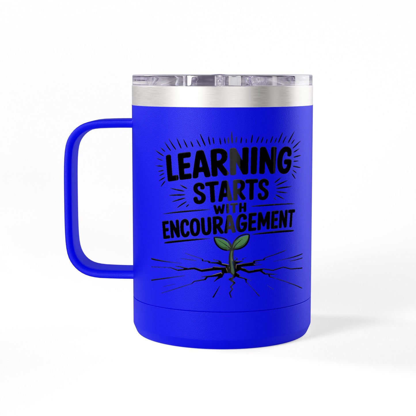 Learning Starts with Encouragement - 15oz Teacher Coffee Mug
