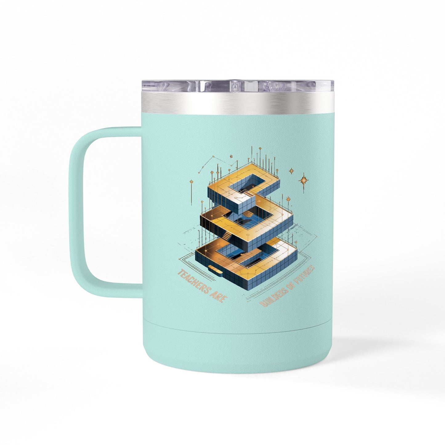 Teachers are Builders of Futures - 15oz Teacher Coffee Mug