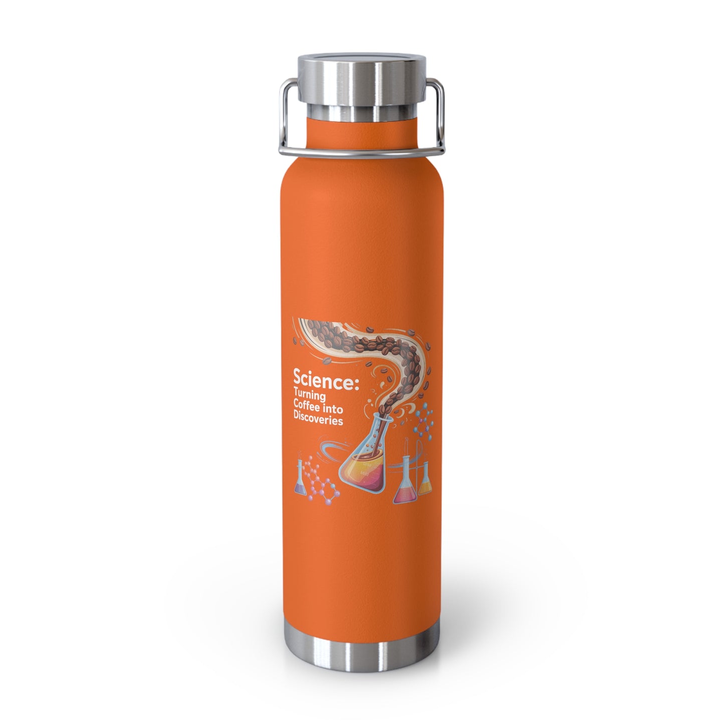 Science: Turning Coffee into Discoveries -22oz Copper Teachers Tumbler