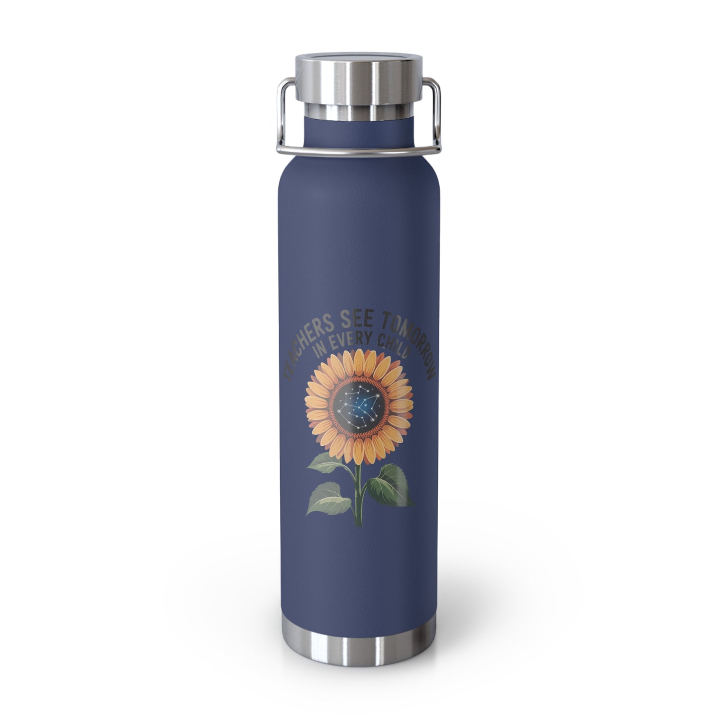 Teachers See Tomorrow in Every Child -22oz Copper Teachers Tumbler