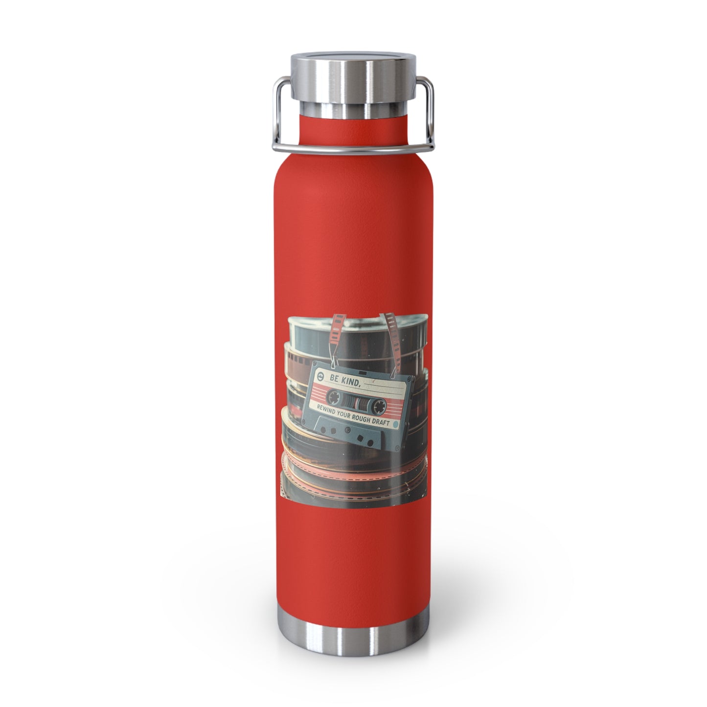 Be Kind, Rewind Your Rough Draft -22oz Copper Teachers Tumbler