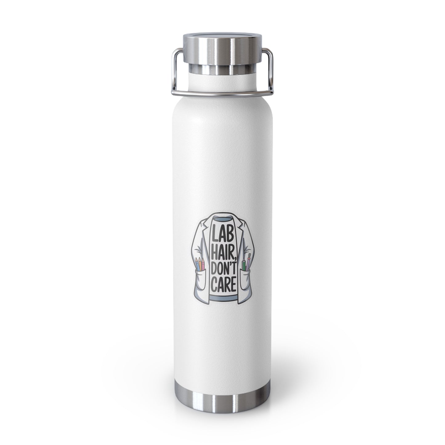 Lab Hair, Don't Care -22oz Copper Teachers Tumbler
