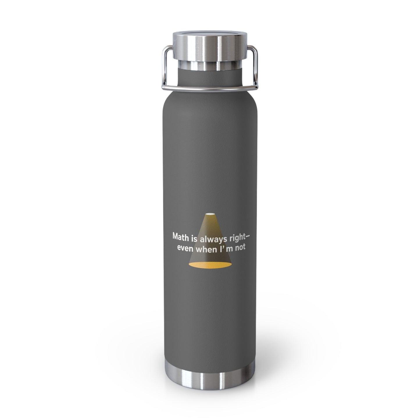 Math is Always Right-Even When I'm Not -22oz Copper Teachers Tumbler