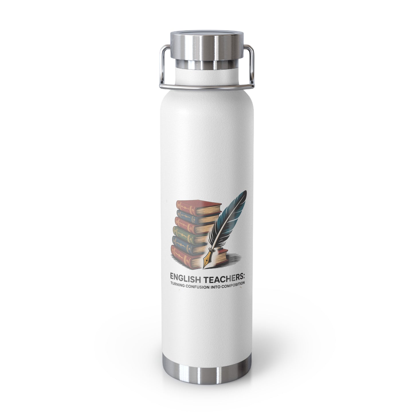 English Teachers Turning Confusion Into Composition -22oz Copper Teachers Tumbler