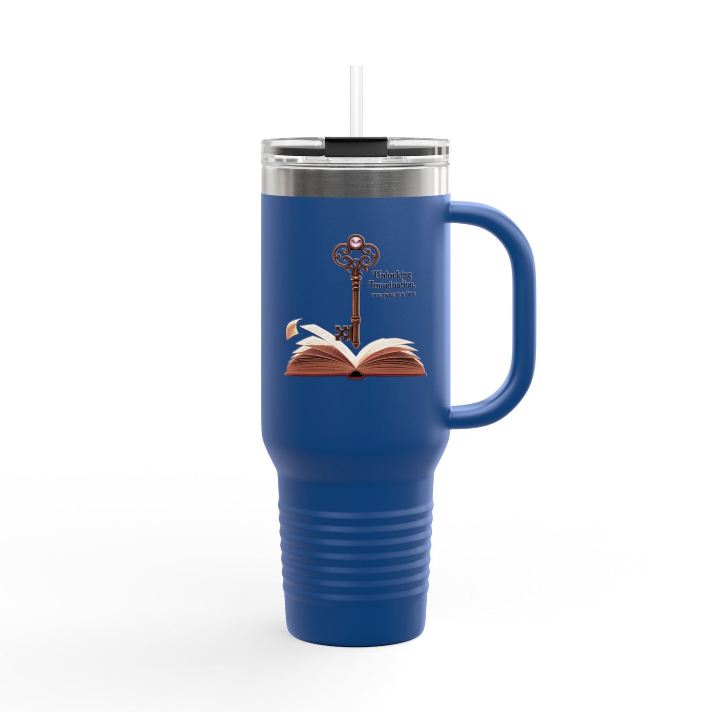 Unlocking Imagination, One Page at a Time - 40oz Tumbler for Educators