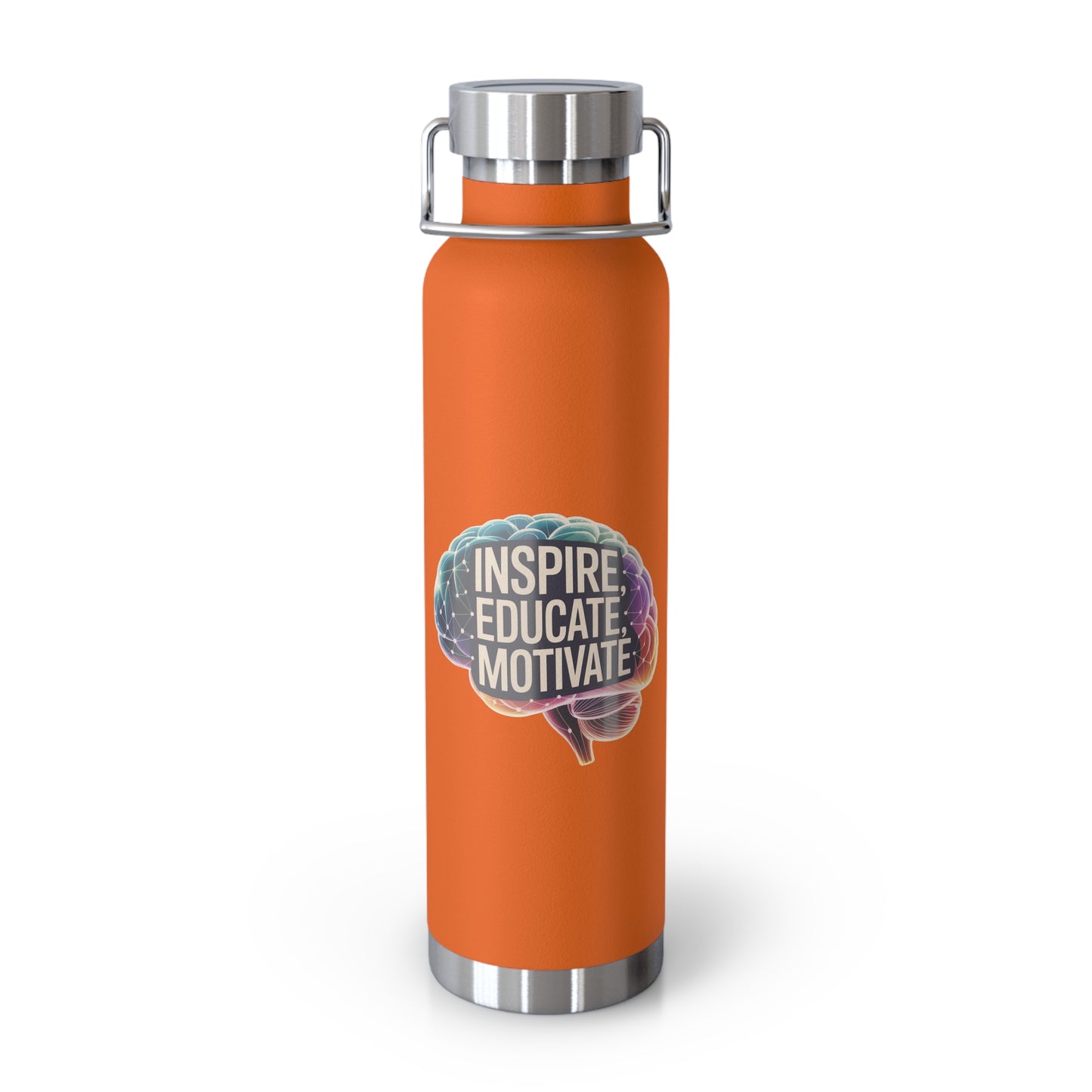 Inspire, Educate, Motivate -22oz Copper Teachers Tumbler