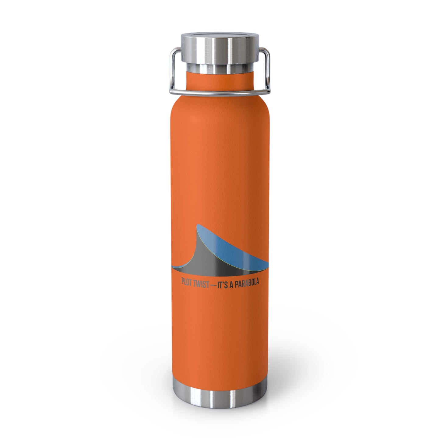 Plot Twist-It's a Parabola -22oz Copper Teachers Tumbler