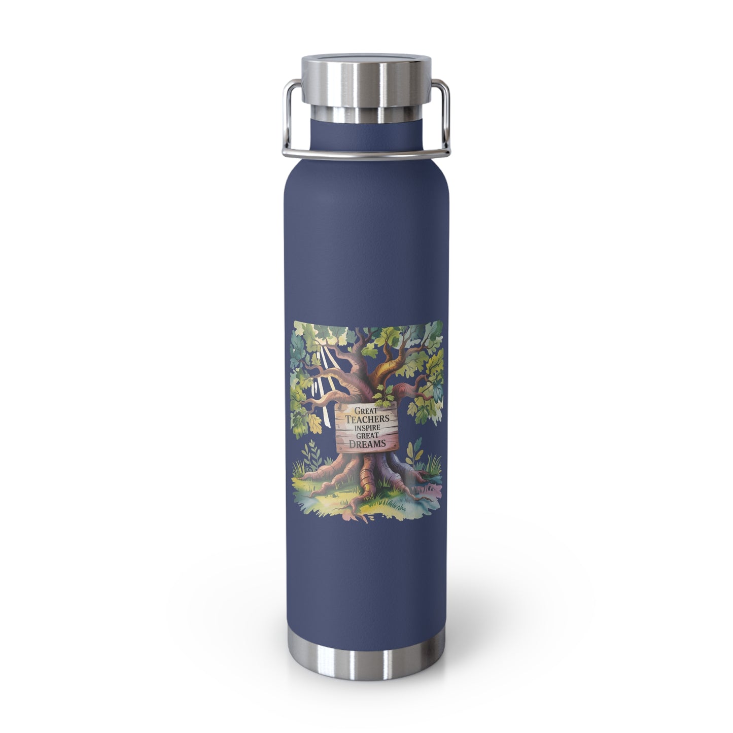 Great Teachers Inspire Great Dreams -22oz Copper Teachers Tumbler