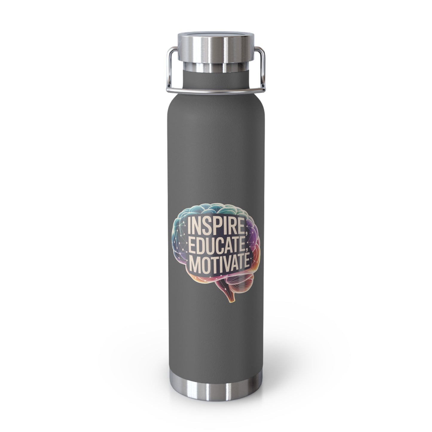 Inspire, Educate, Motivate -22oz Copper Teachers Tumbler
