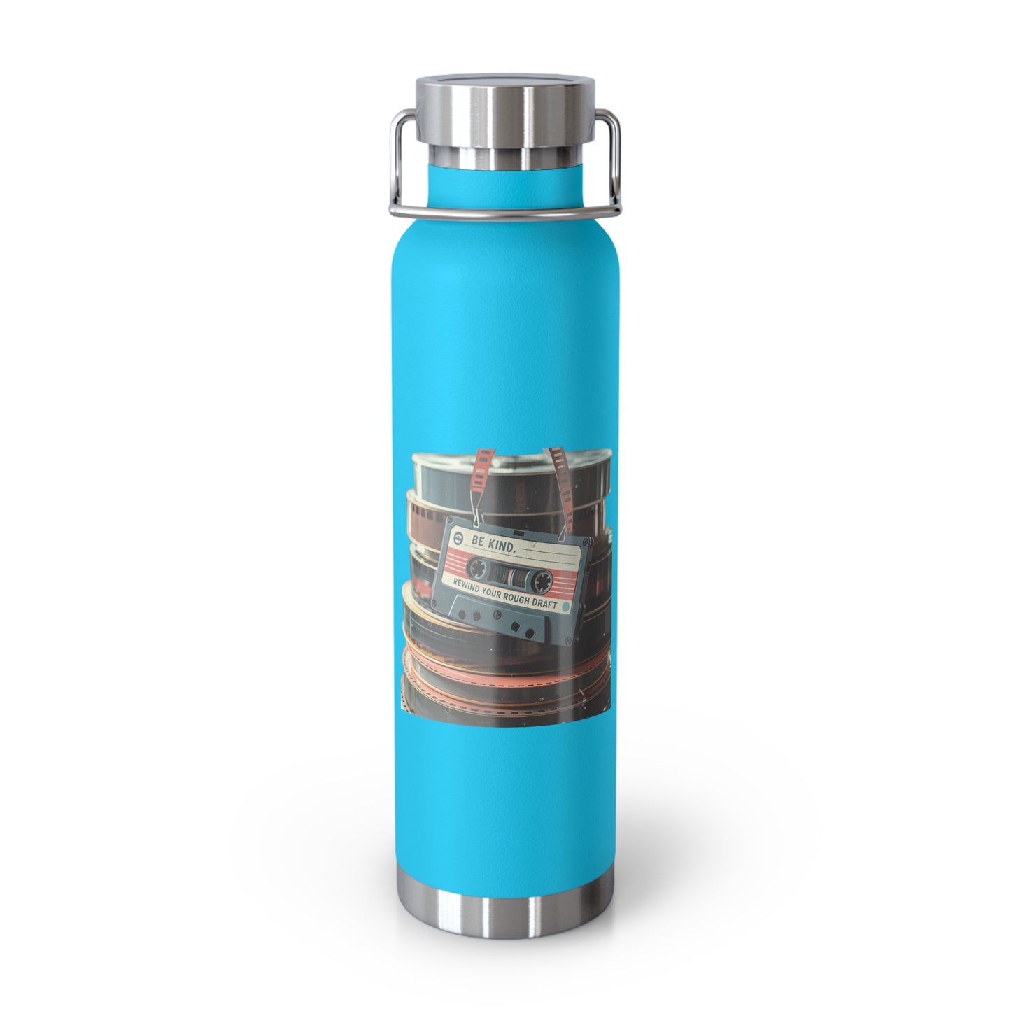 Be Kind, Rewind Your Rough Draft -22oz Copper Teachers Tumbler