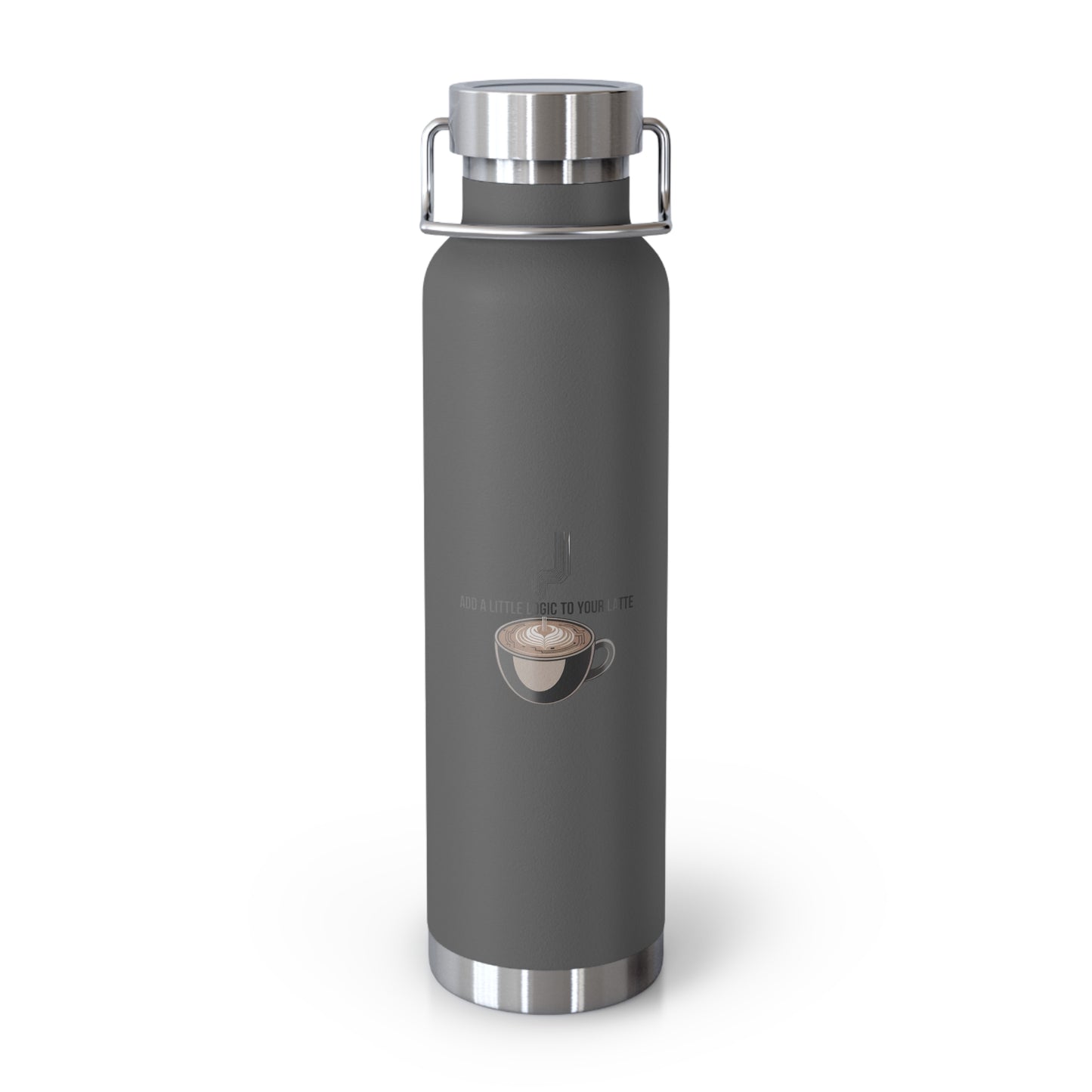 Add a Little Logic to Your Latte -22oz Copper Teachers Tumbler