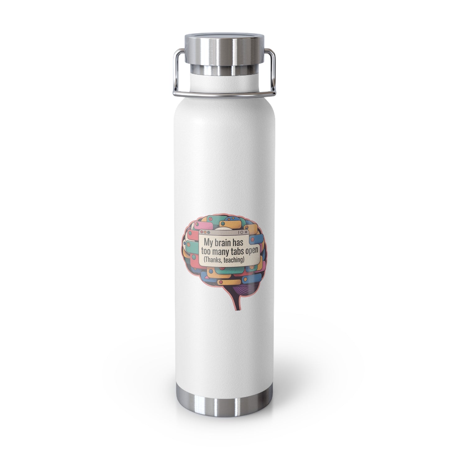 My Brain Has Too Many Tabs Open (Thanks, Teaching) -22oz Copper Teachers Tumbler
