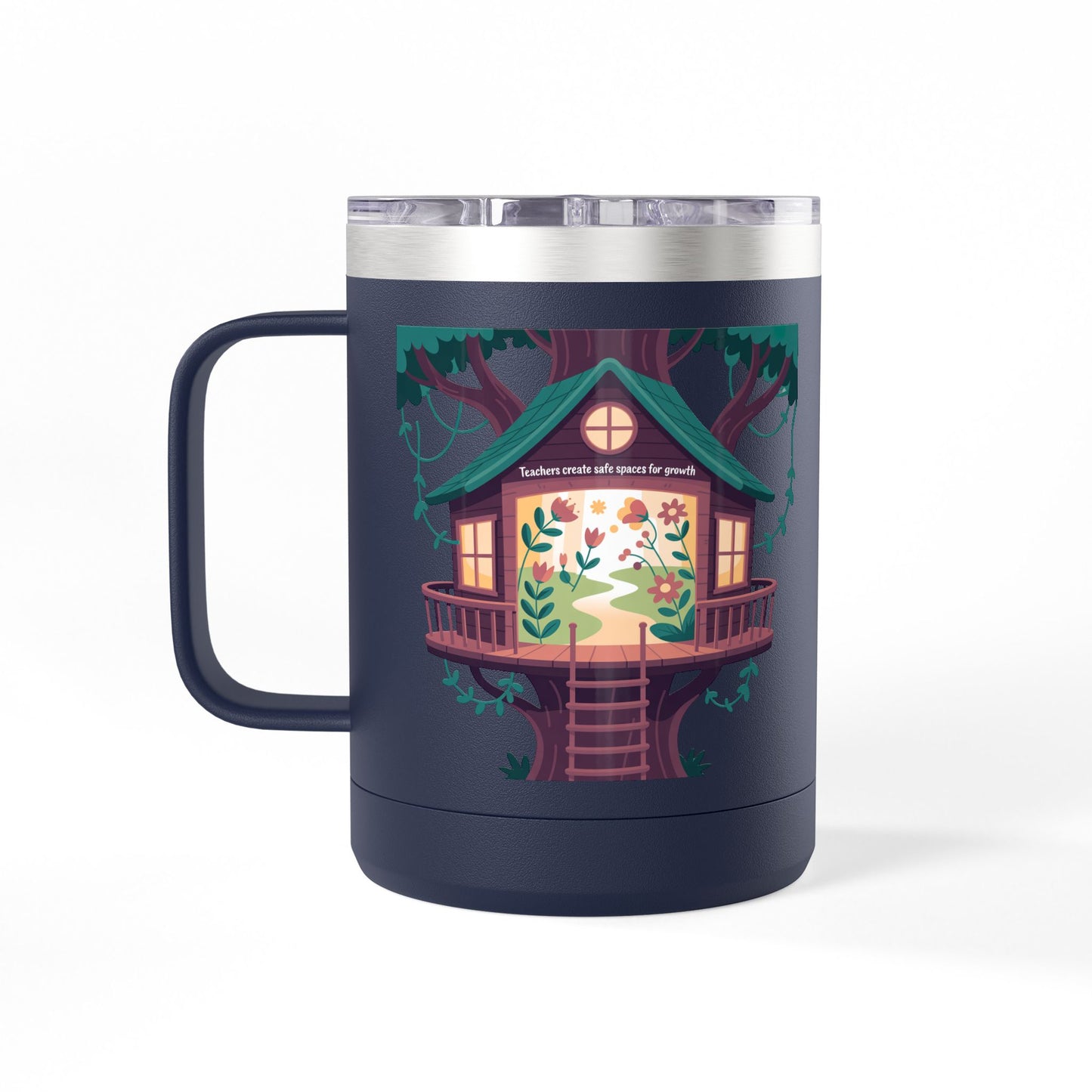 Teachers Create Safe Spaces for Growth - 15oz Teacher Coffee Mug