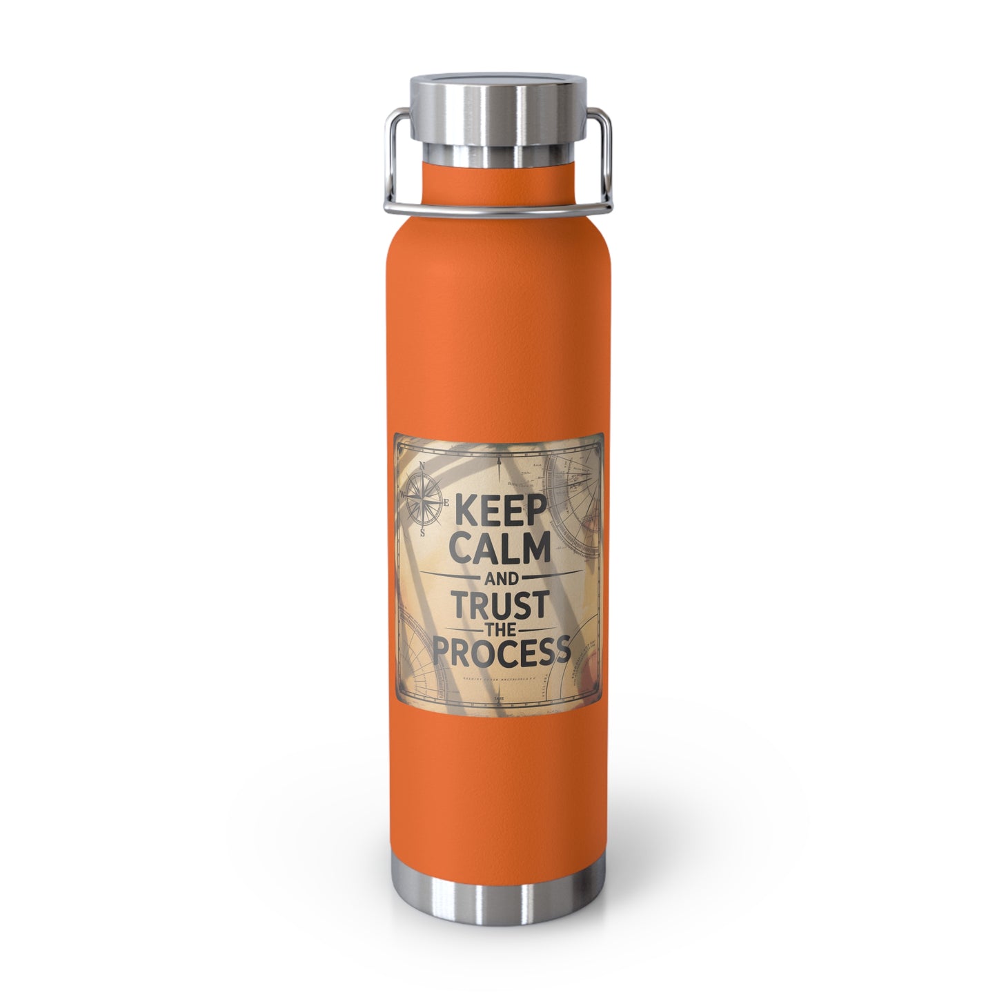 Keep Calm and Trust the Process -22oz Copper Teachers Tumbler