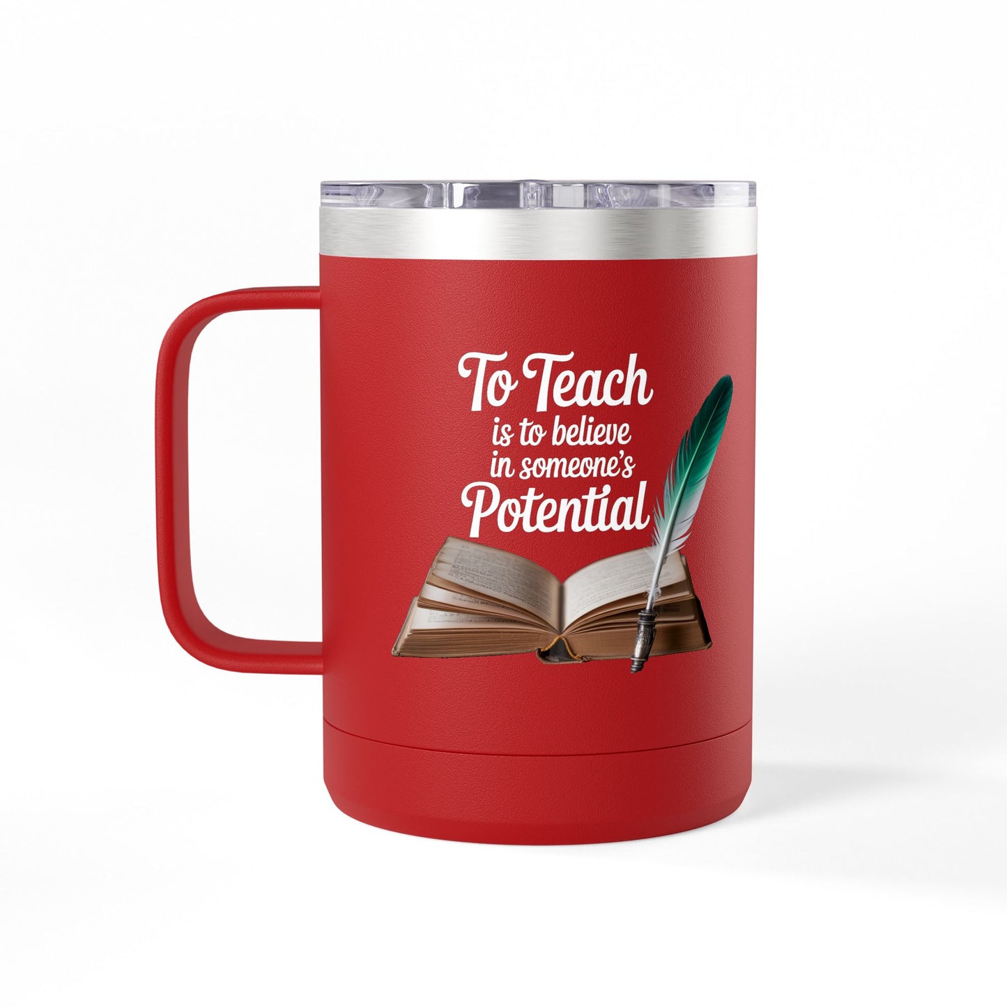 Teachers Create Safe Spaces for Growth - 15oz Teacher Coffee Mug