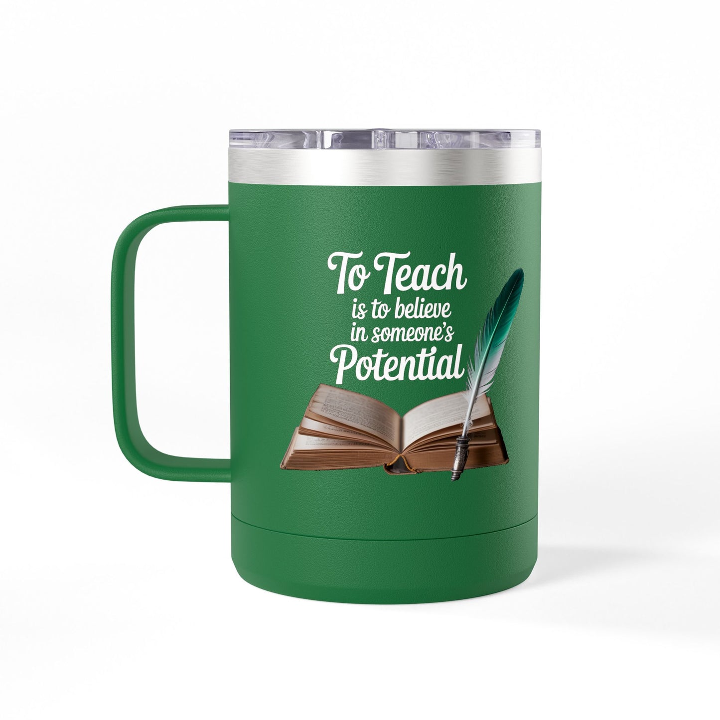 Teachers Create Safe Spaces for Growth - 15oz Teacher Coffee Mug