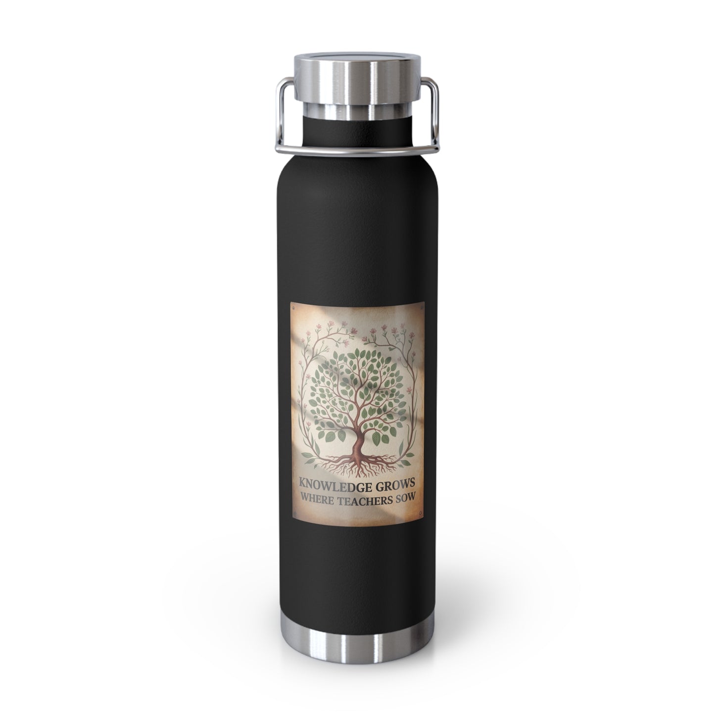 Knowledge Grows Where Teachers Sow -22oz Copper Teachers Tumbler